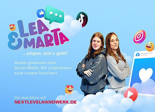 Social Media-Aktion: Lea und Marta zeigen, wie´s geht! 