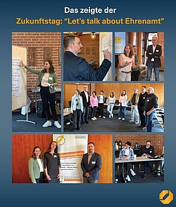 Impressionen des Zukunftstags "let´s talk about Ehrenamt