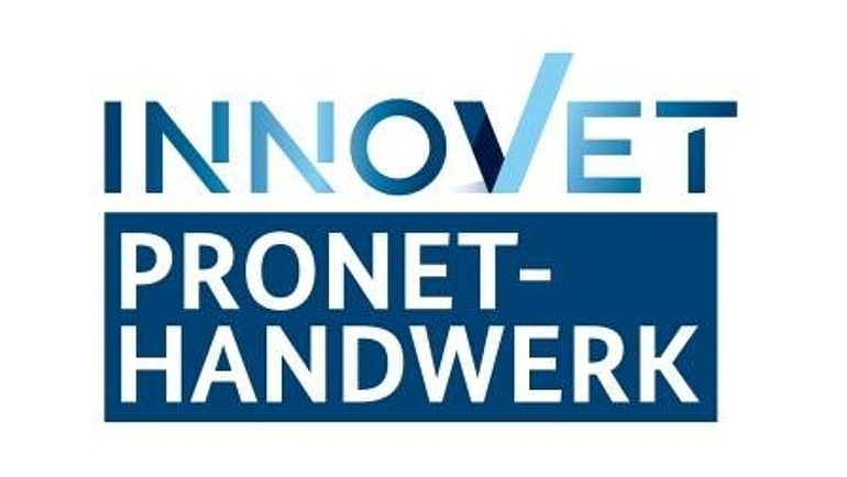 Logo des Projekts InnoVET, ein Innovationswettbewerb des Bundesministeriums für Bildung und Forschung (BMBF) für eine exzellente berufliche Bildung. 