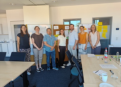 Das InnoFort-Team beim Projekttreffen in Nürnberg