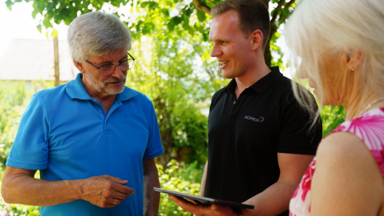 Pascal Bolsinger im Kundengespräch